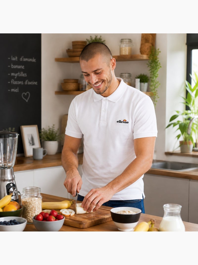 Ellesse - Polo para hombre Blanco - Kiabi