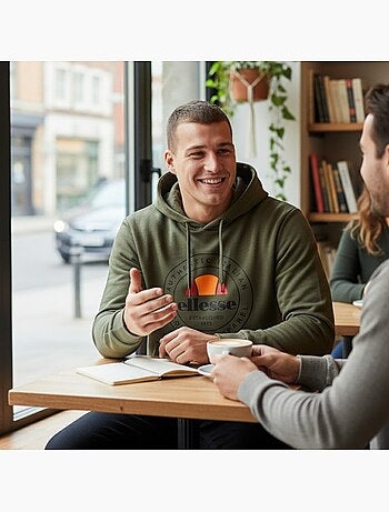 Ellesse - Sudadera con capucha hombre