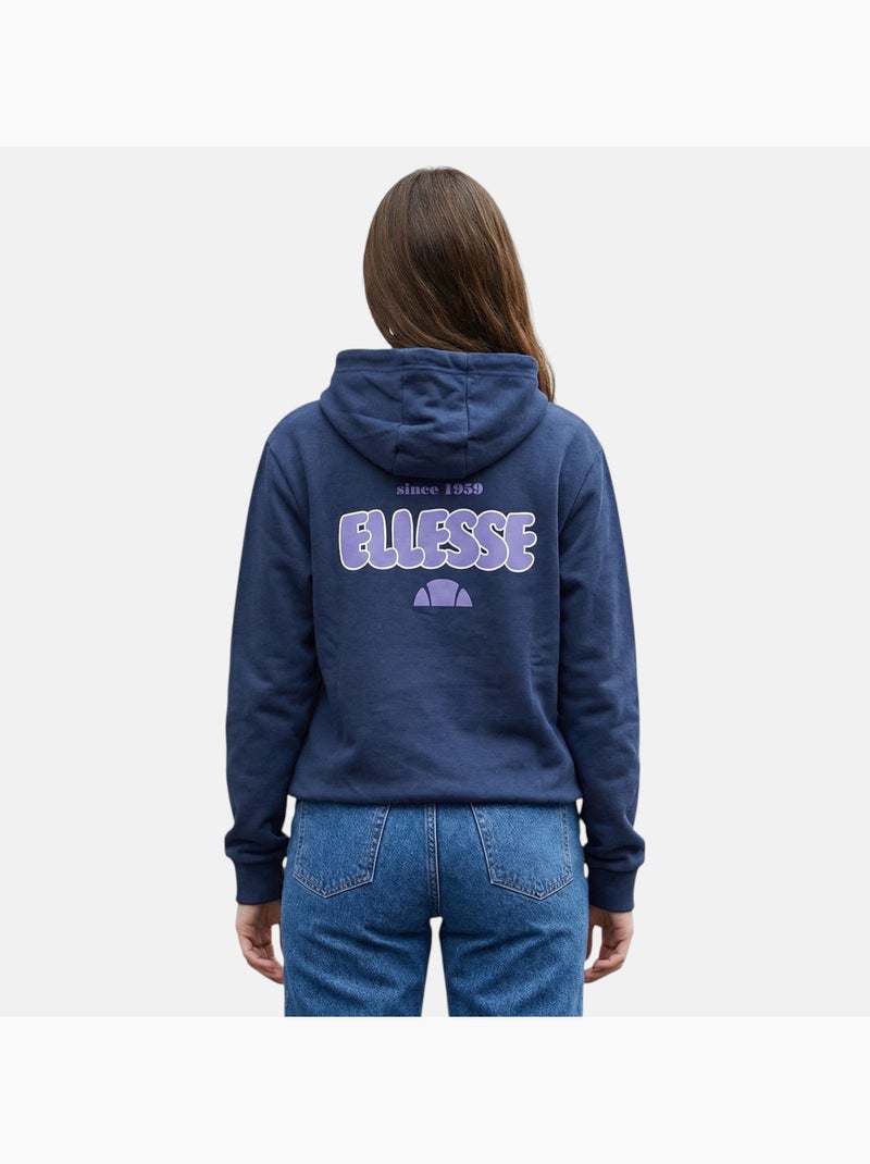 Ellesse - Sudadera con capucha y cremallera mujer  de estilo cómodo y actual Azul marino - Kiabi