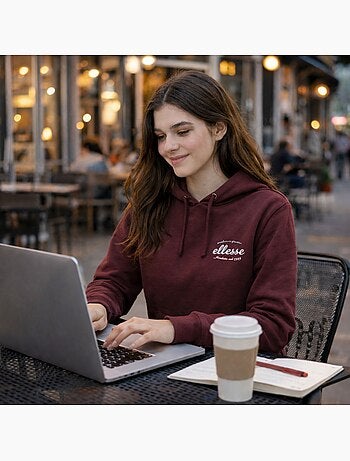 Ellesse - Sudadera mujer de estilo casual