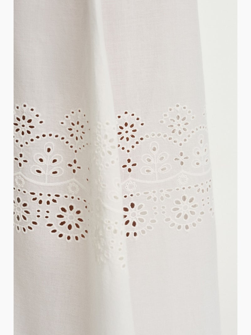 Elliot pantalón floral penti Blanco - Kiabi