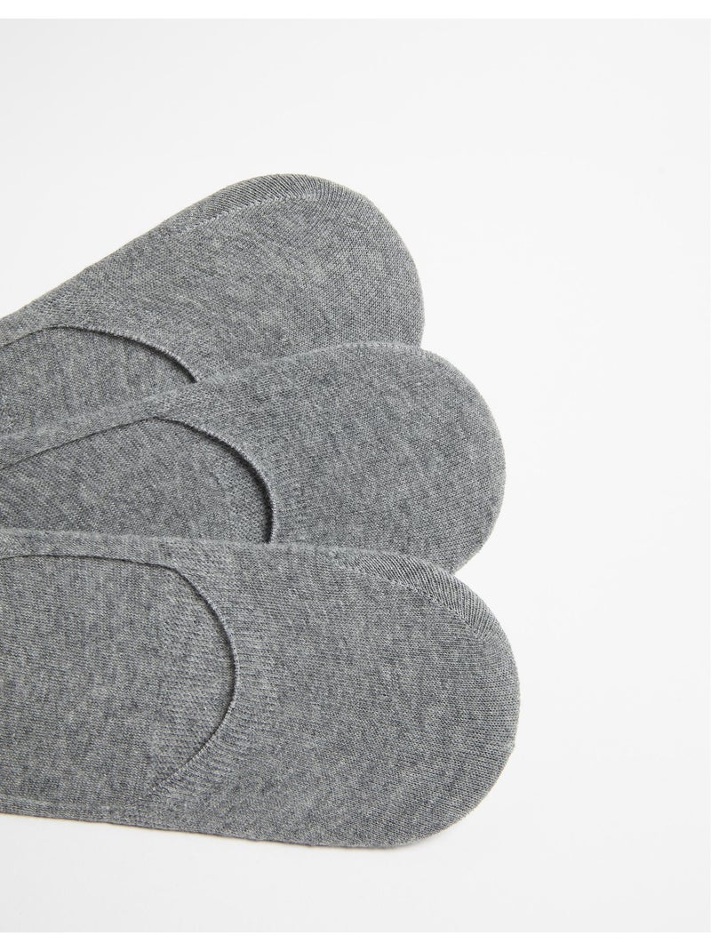 Empaca 3 pares de pies pequeños, MO Fashion Gris - Kiabi