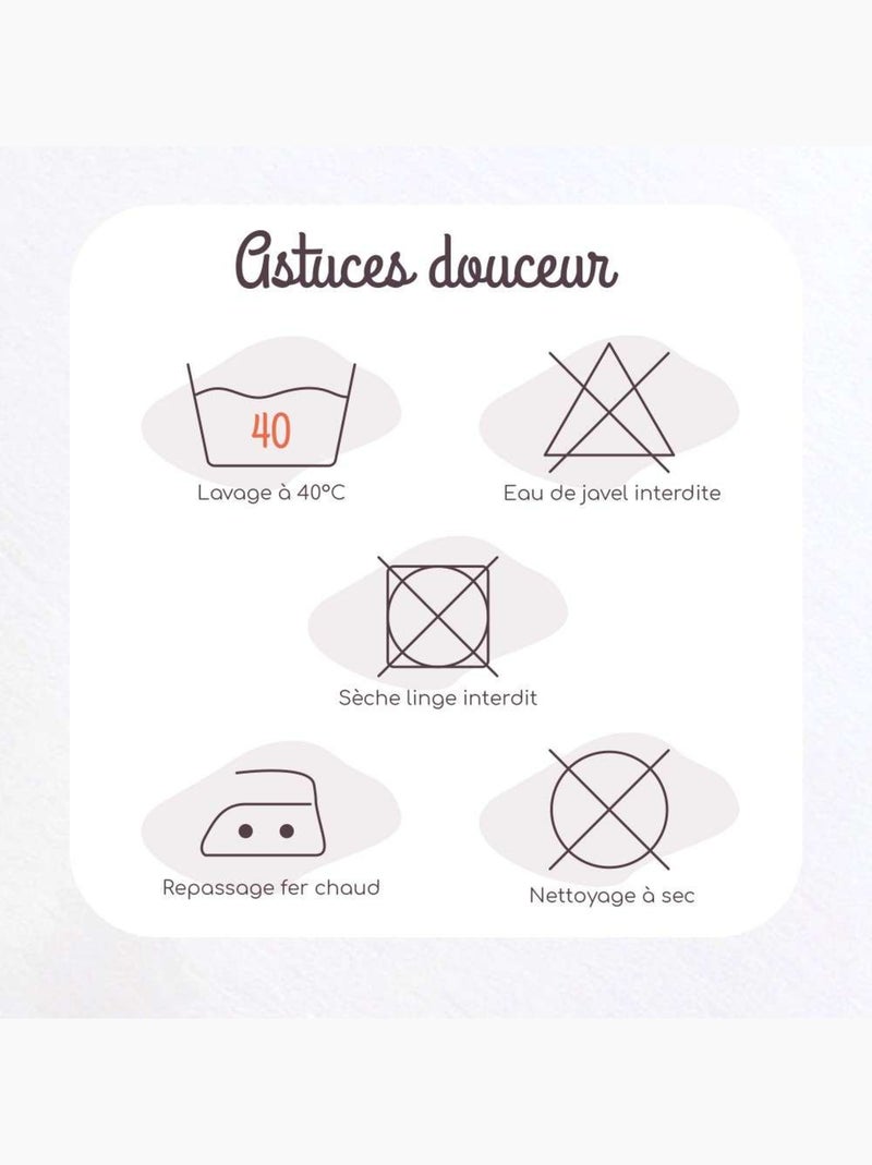 Empapador para cuna de bebé Blanco - Kiabi