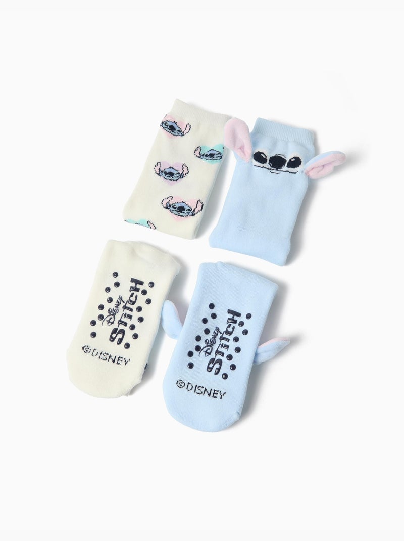 Empaqueta 2 pares de calcetines 'stitch' â©disney, mo fashion Multicolor - Kiabi