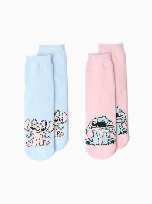 Empaqueta 2 pares de calcetines 'stitch' â©disney, mo fashion - Kiabi