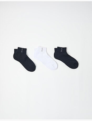 Empaqueta 3 pares de calcetines hasta el tobillo, MO Fashion