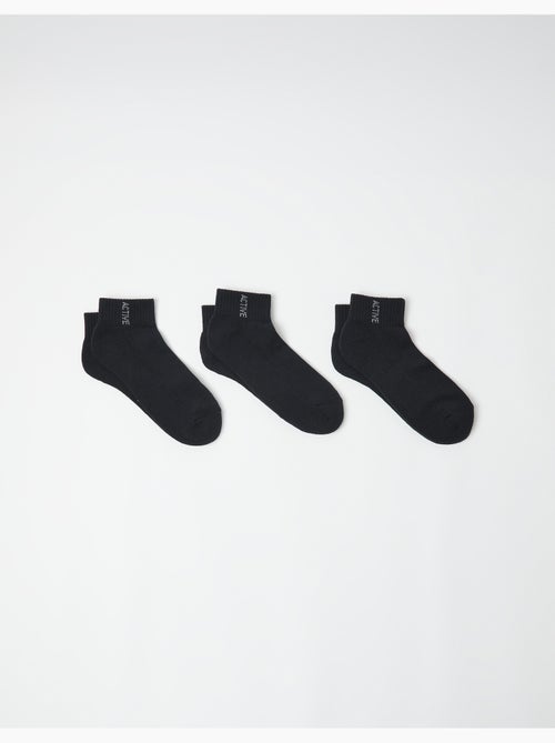 Empaqueta 3 pares de calcetines hasta el tobillo, MO Fashion - Kiabi