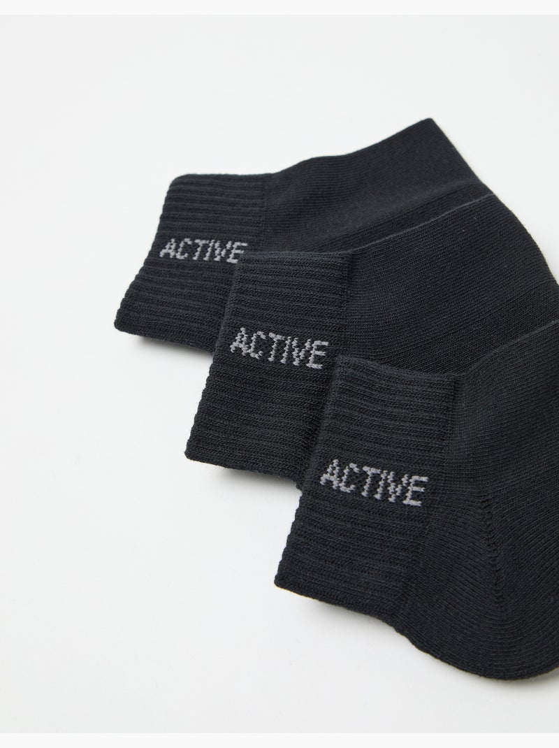 Empaqueta 3 pares de calcetines hasta el tobillo, MO Fashion Negro - Kiabi