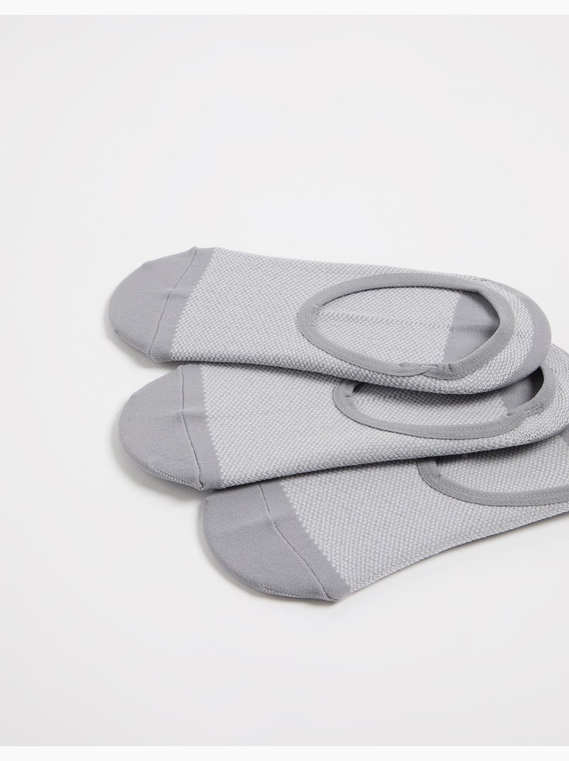 Empaqueta 3 pares de calcetines pequeños, MO Fashion Gris - Kiabi