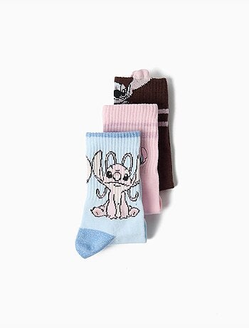 Empaqueta 3 pares de calcetines 'stitch' â©disney, mo fashion