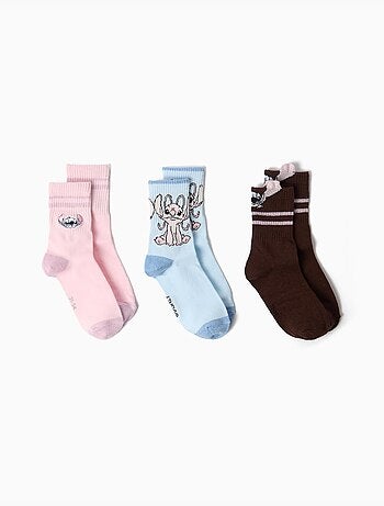 Empaqueta 3 pares de calcetines 'stitch' â©disney, mo fashion