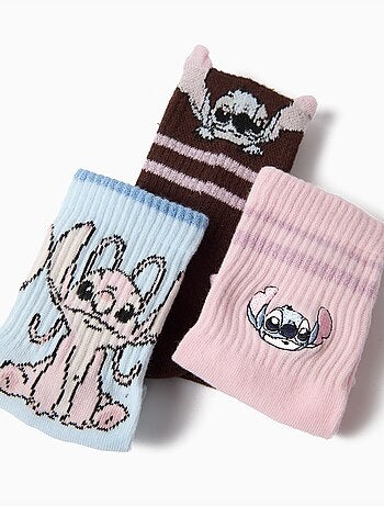 Empaqueta 3 pares de calcetines 'stitch' â©disney, mo fashion