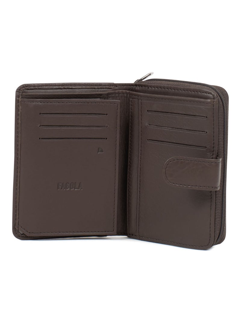 ÉMY - Cartera - Cuero Marrón oscuro - Kiabi