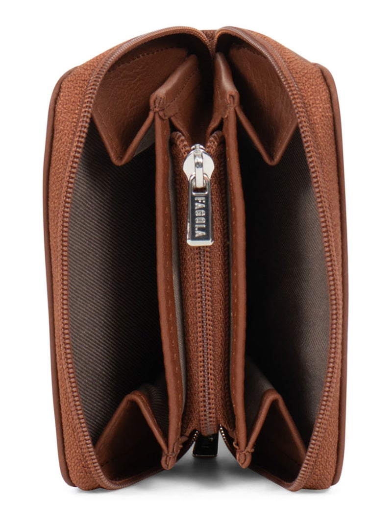 ÉMY - Cartera - Cuero Terracota - Kiabi