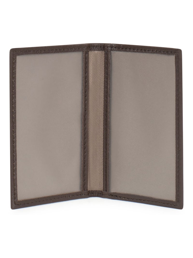 ÉMY - Tarjetero - Piel Marrón oscuro - Kiabi