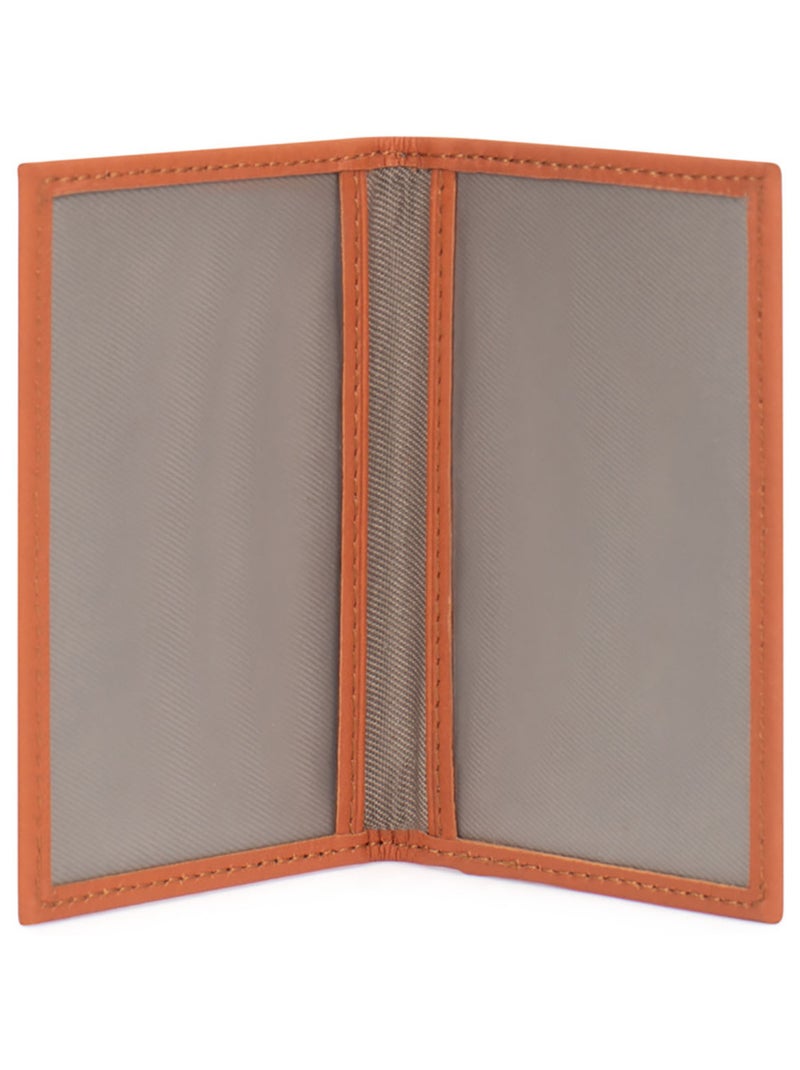 ÉMY - Tarjetero - Piel Naranja mandarina - Kiabi