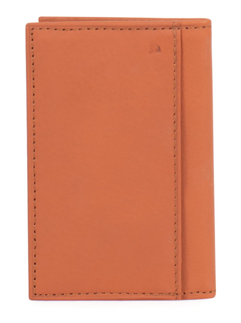 ÉMY - Tarjetero - Piel Naranja mandarina - Kiabi