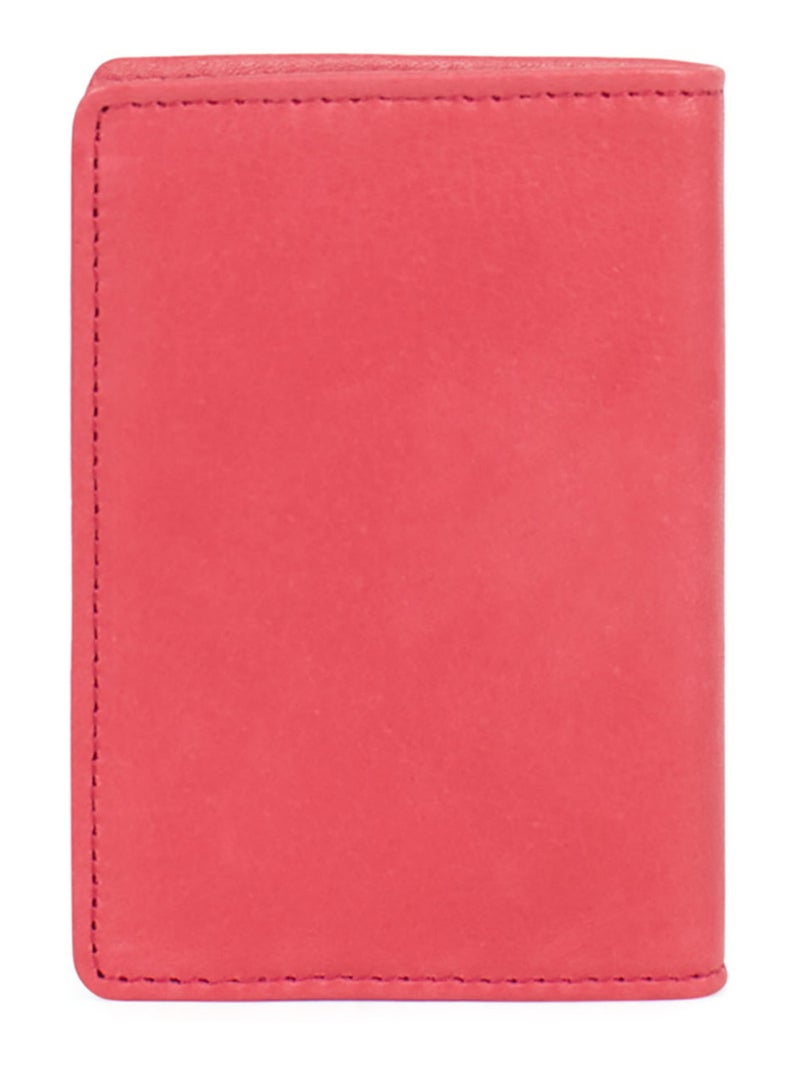 ÉMY - Tarjetero - Piel Rosa rojo - Kiabi