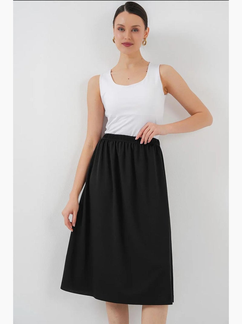 Enagua con forro de falda larga bdart Negro - Kiabi
