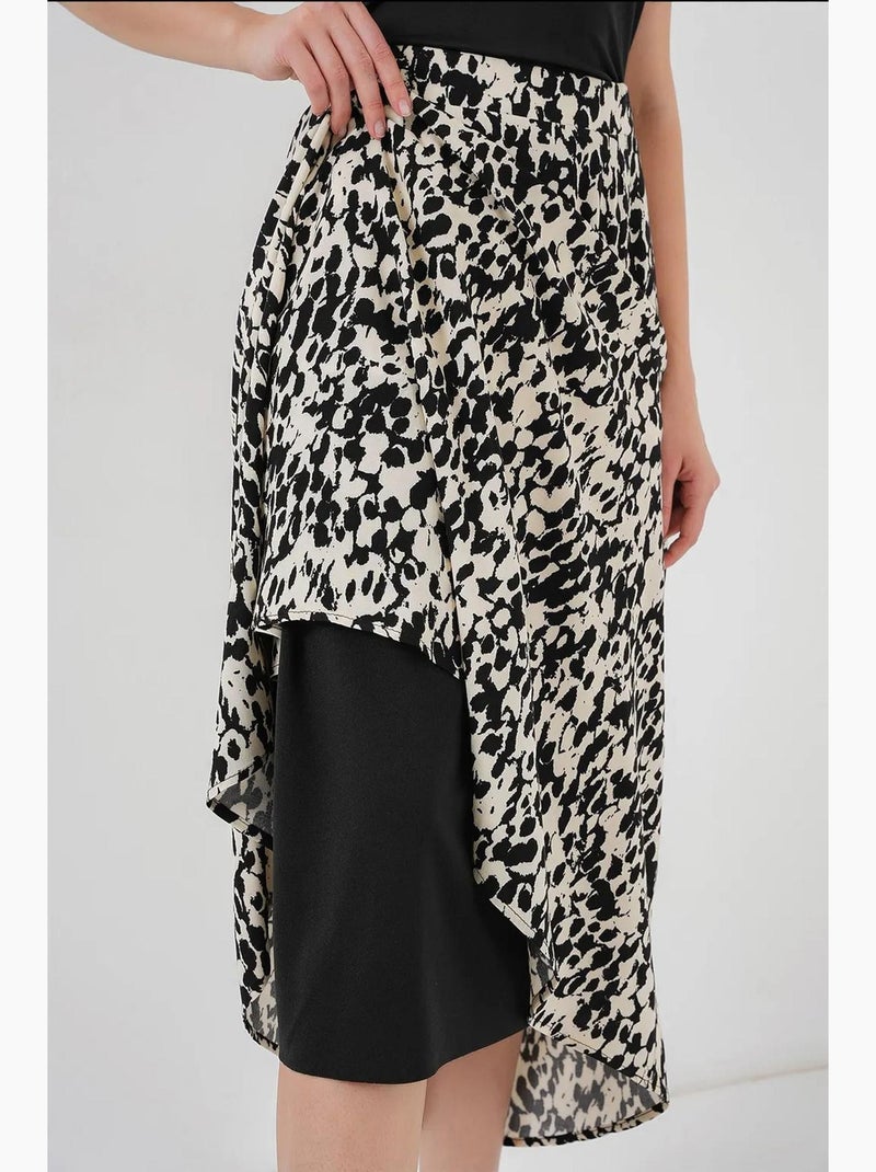 Enagua con forro de falda larga bdart Negro - Kiabi