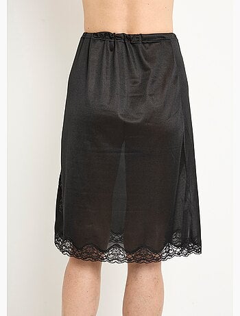 Enagua de encaje satinado antiestática - Afibel