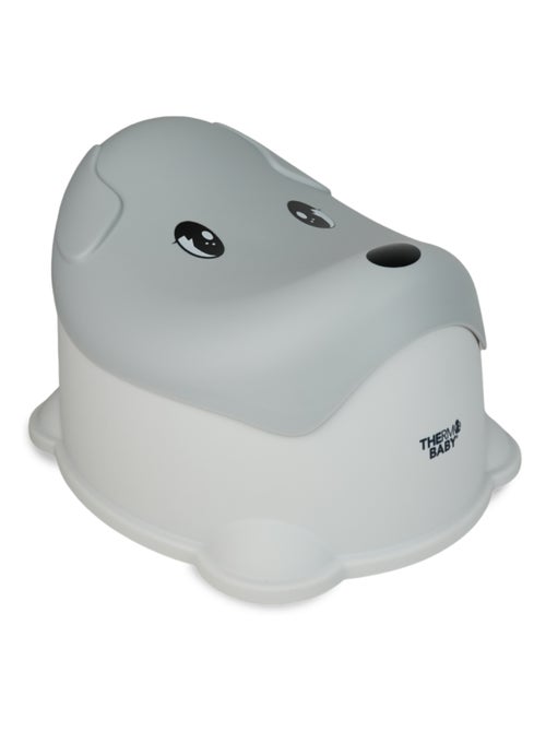 Entrenador para ir al baño con forma de perro Thermobaby gris encanto antiholores - Kiabi Entrenador para ir al baño con forma de perro Thermobaby gris encanto antiholores - Kiabi
