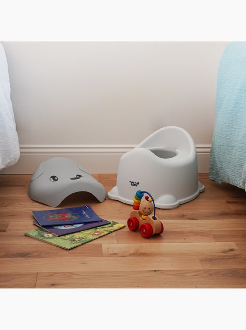 Entrenador para ir al baño con forma de perro Thermobaby gris encanto antiholores - Kiabi Entrenador para ir al baño con forma de perro Thermobaby gris encanto antiholores - Kiabi