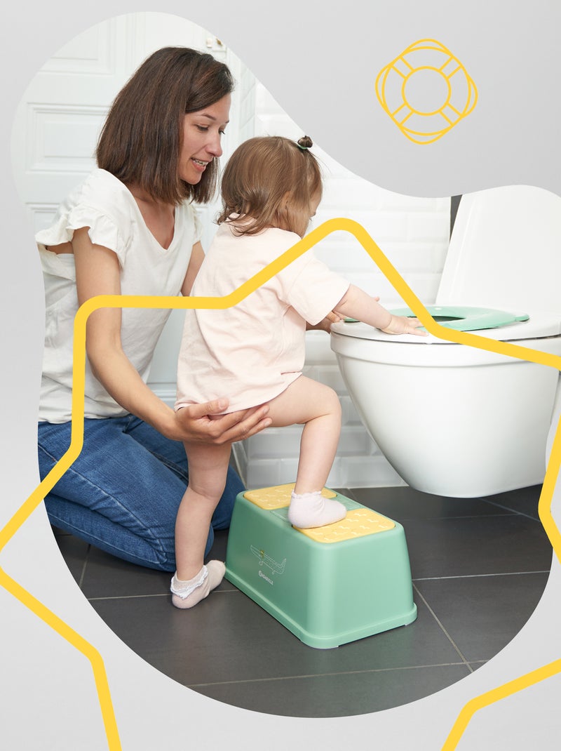 Escalón 'Badabulle' verde/blanco - Kiabi