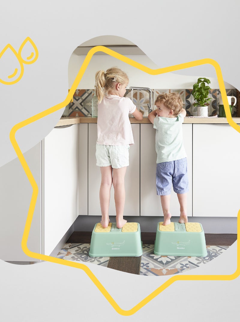 Escalón 'Badabulle' verde/blanco - Kiabi