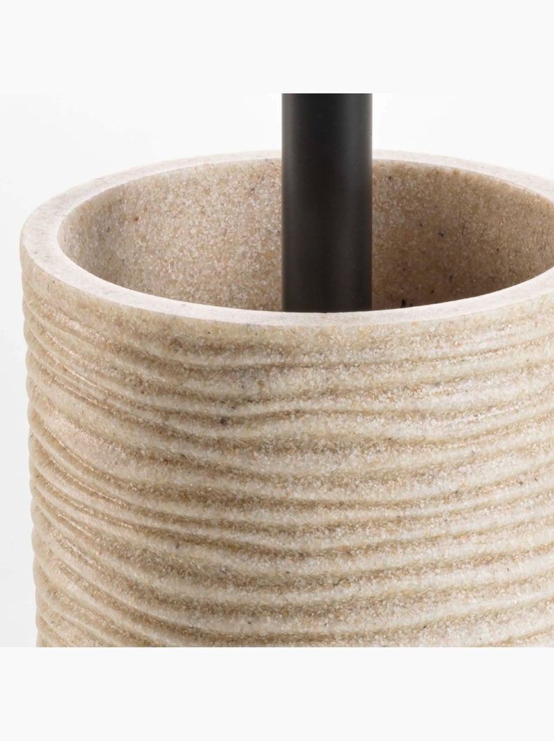 Escobillero efecto estriado Beige arena - Kiabi