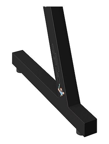 Escritorio gaming con LED y soporte para auriculares y vaso 'Roba' - Minecraft