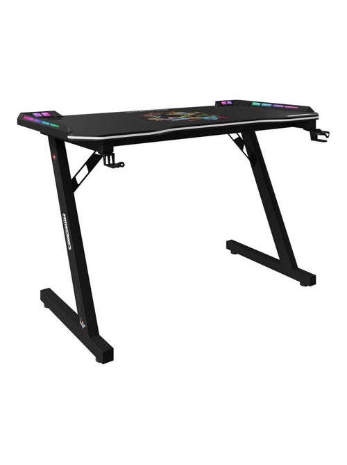 Escritorio gaming con LED y soporte para auriculares y vaso 'Roba' - Minecraft - Kiabi