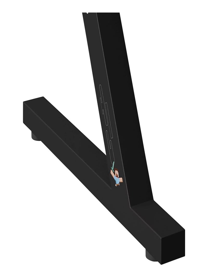 Escritorio gaming con LED y soporte para auriculares y vaso 'Roba' - Minecraft Negro Multicolor - Kiabi