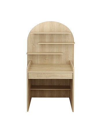 Escritorio infantil - diseño arqueado en madera de roble - SAUTHON