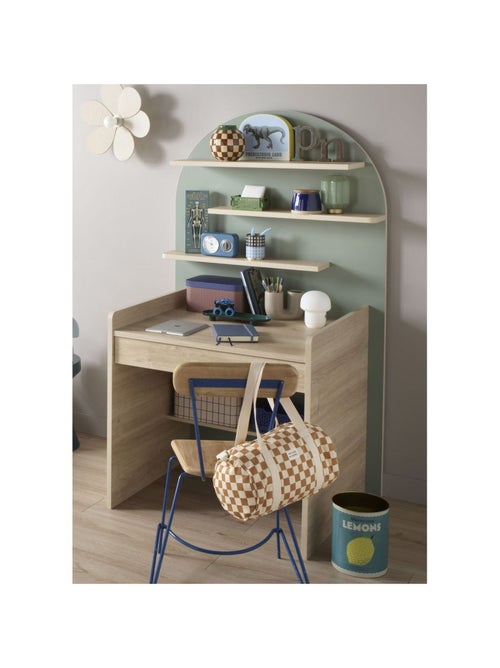 Escritorio infantil - diseño arqueado en madera de roble - SAUTHON - Kiabi