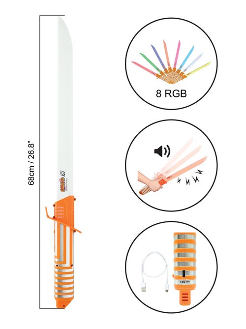 Espada láser LED de Naruto con efectos de sonido - Kiabi