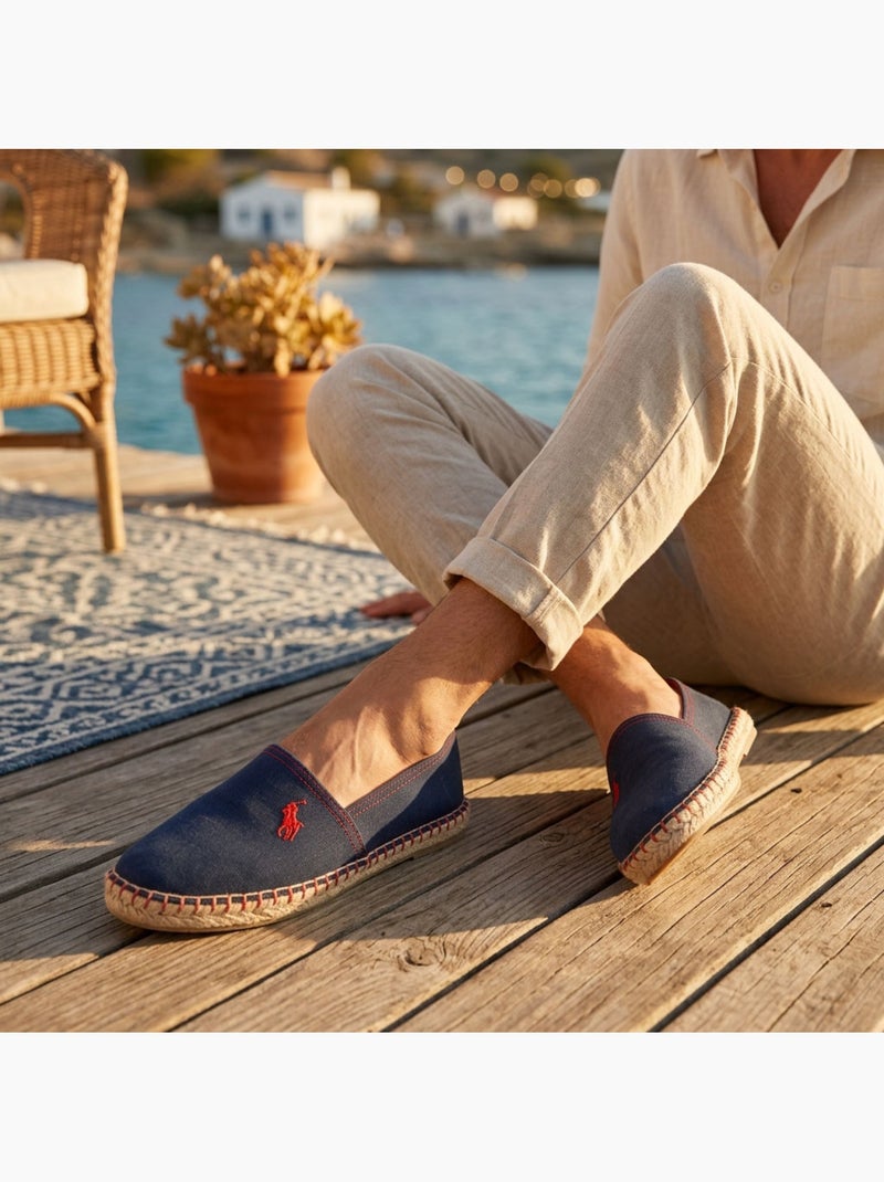 Espadrillas Hombre OZABI Algodón Lona Fabricadas en España Azul marino - Kiabi
