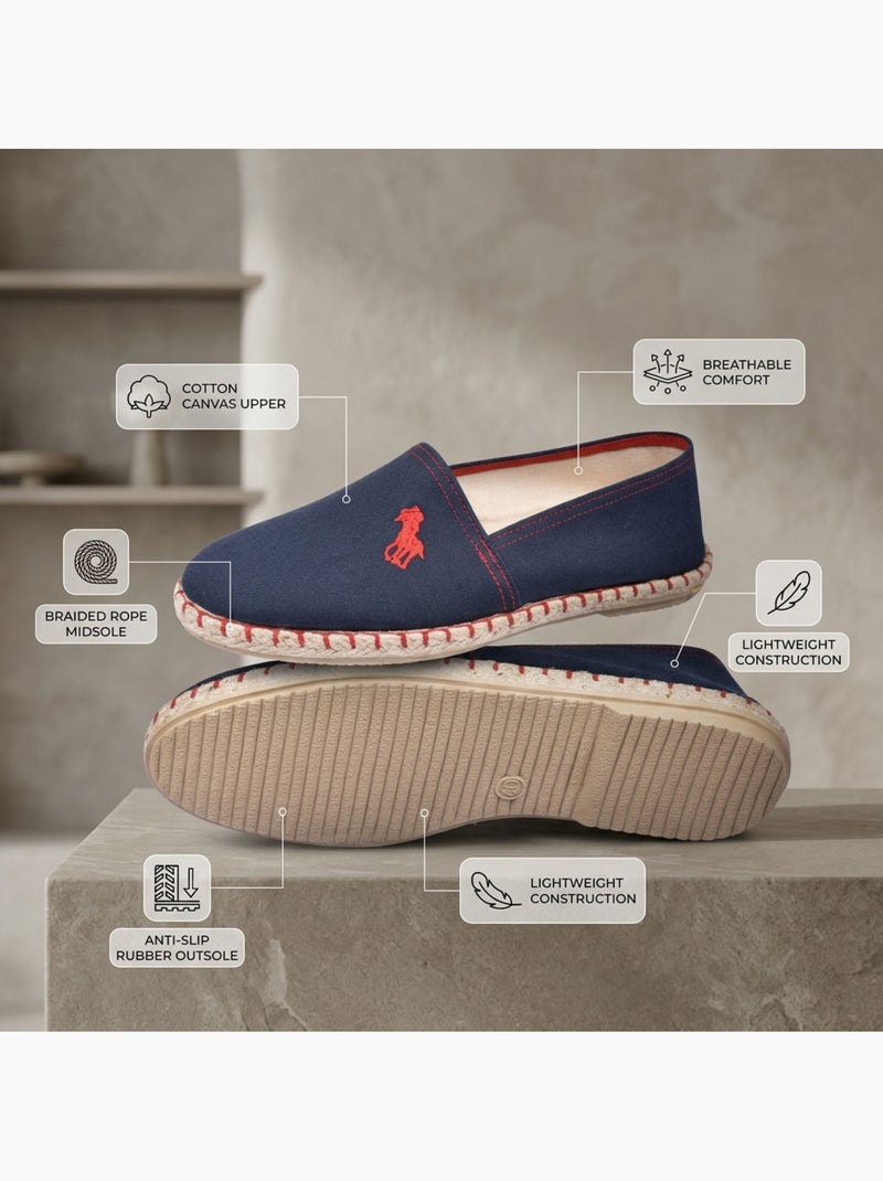 Espadrillas Hombre OZABI Algodón Lona Fabricadas en España Azul marino - Kiabi