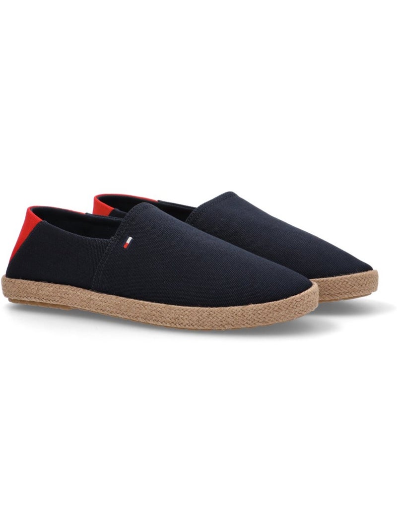 Esparteña Valenciana Alpargata Diario Hombre Suela Plana - Tommy Hilfiger Azul marino - Kiabi