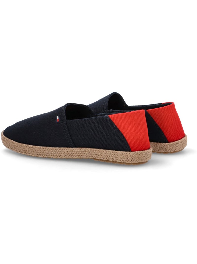 Esparteña Valenciana Alpargata Diario Hombre Suela Plana - Tommy Hilfiger Azul marino - Kiabi
