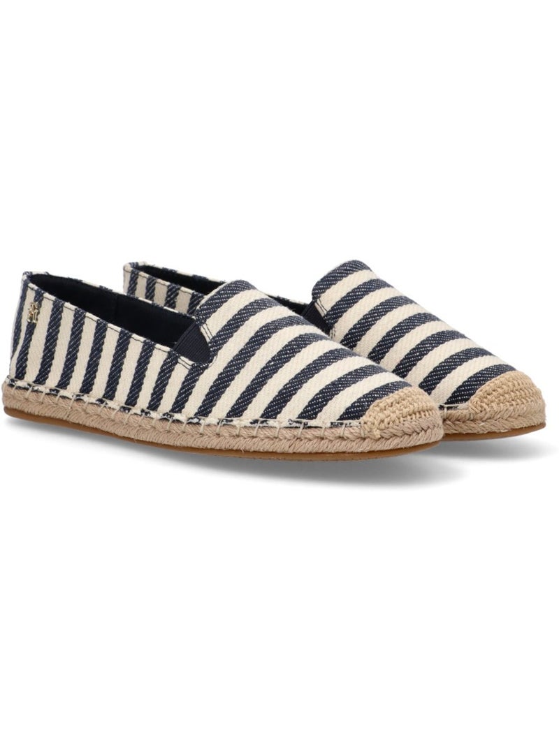 Esparteña Valenciana Alpargata Diario Mujer Suela Plana - Tommy Hilfiger Azul - Kiabi