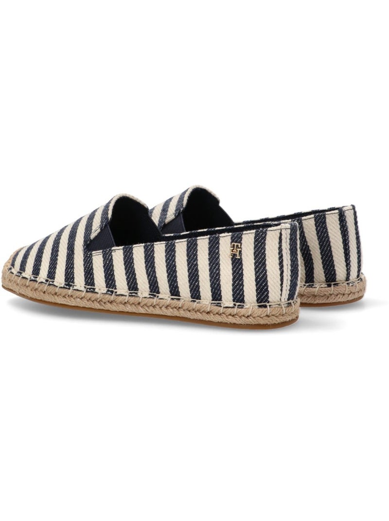 Esparteña Valenciana Alpargata Diario Mujer Suela Plana - Tommy Hilfiger Azul - Kiabi