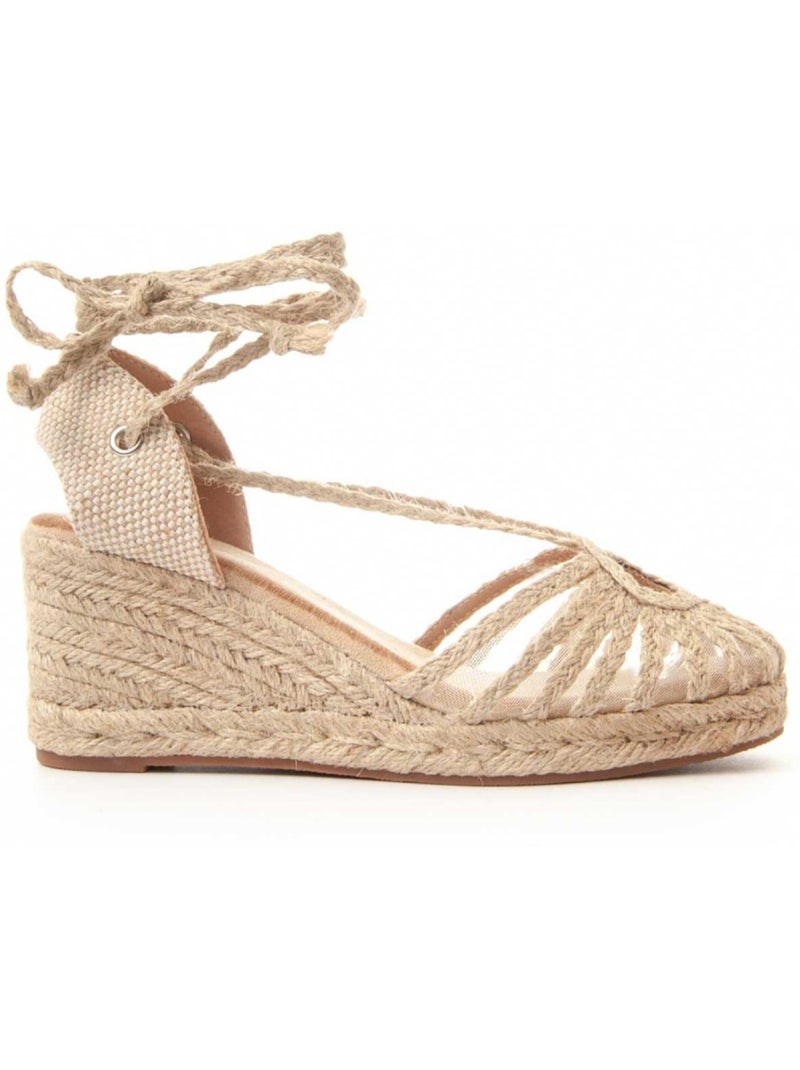 Espartos Cuña Sintetico Montevita Beige - Kiabi