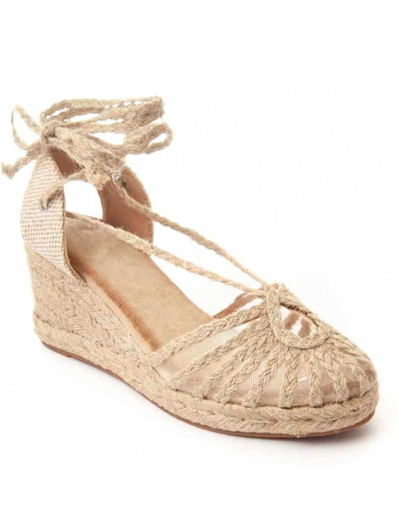 Espartos Cuña Sintetico Montevita Beige - Kiabi