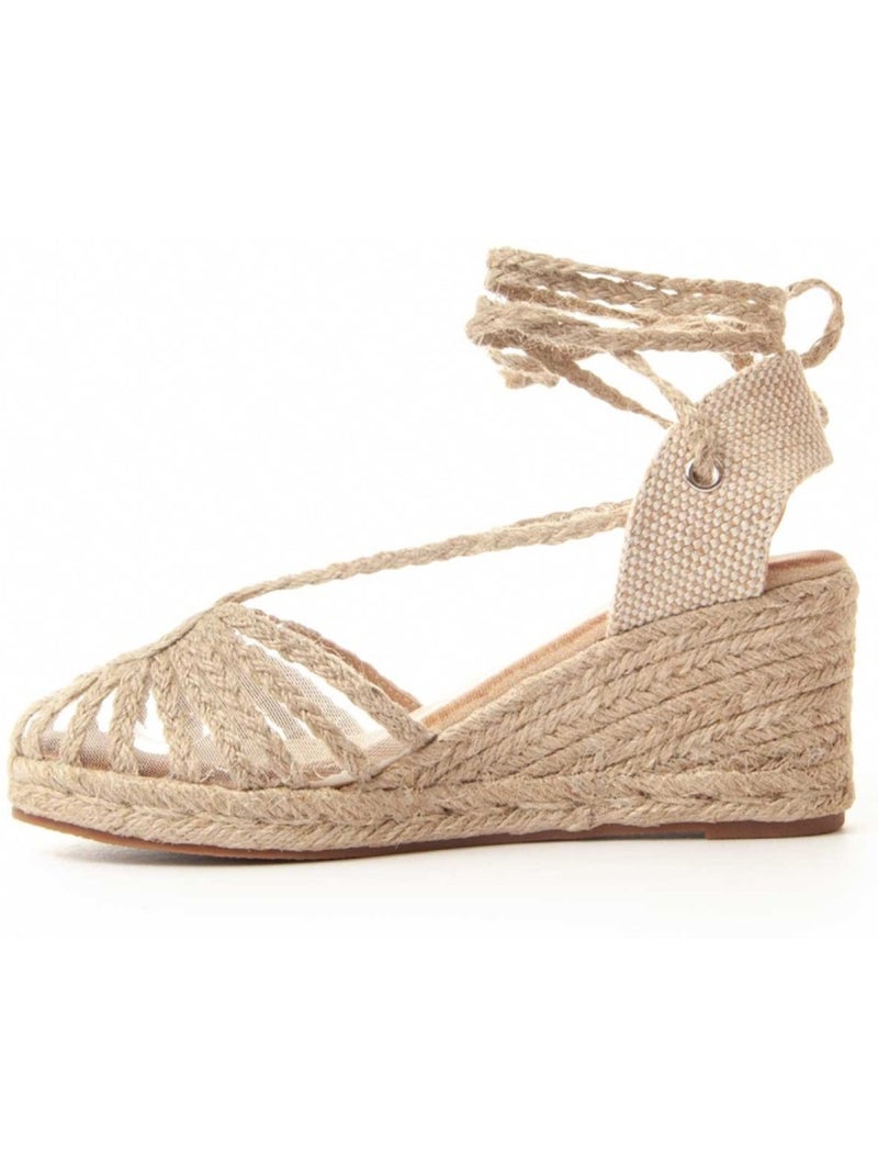 Espartos Cuña Sintetico Montevita Beige - Kiabi