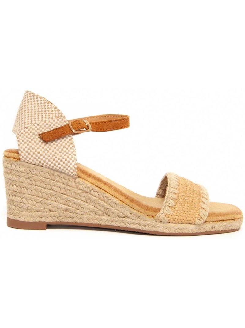 Espartos Cuña Sintetico Montevita Beige - Kiabi