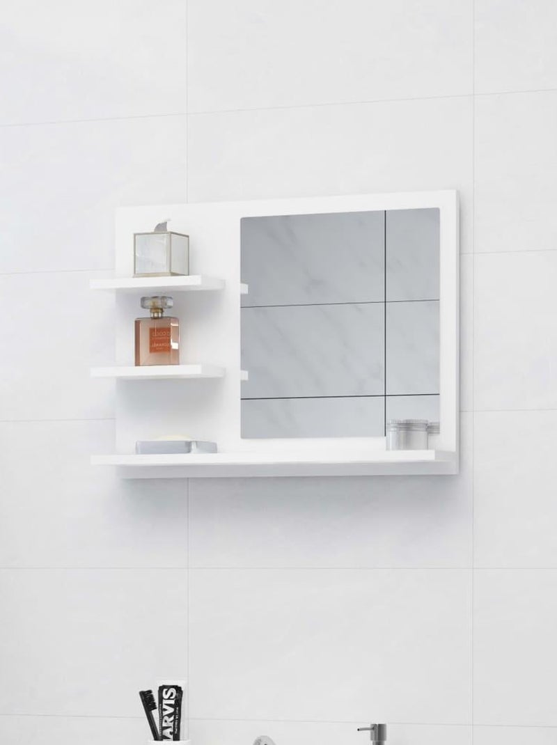 Espejo de baño con almacenamiento Blanco - Kiabi