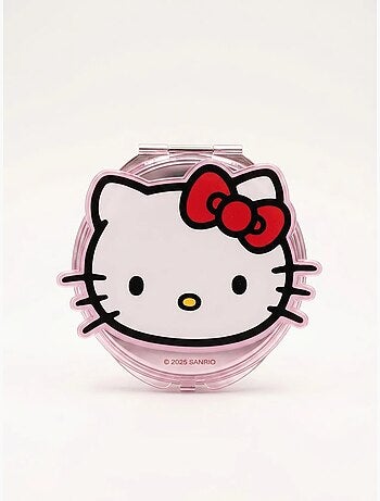 Espejo de bolsillo redondo doble cara con aumento Hello Kitty Sanrio