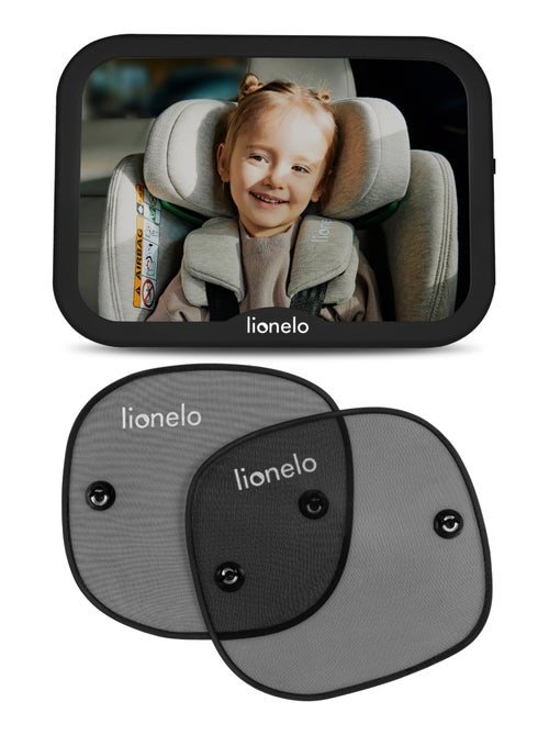 Espejo grande y 2 parasoles LIONELO - Protección UV - Kiabi