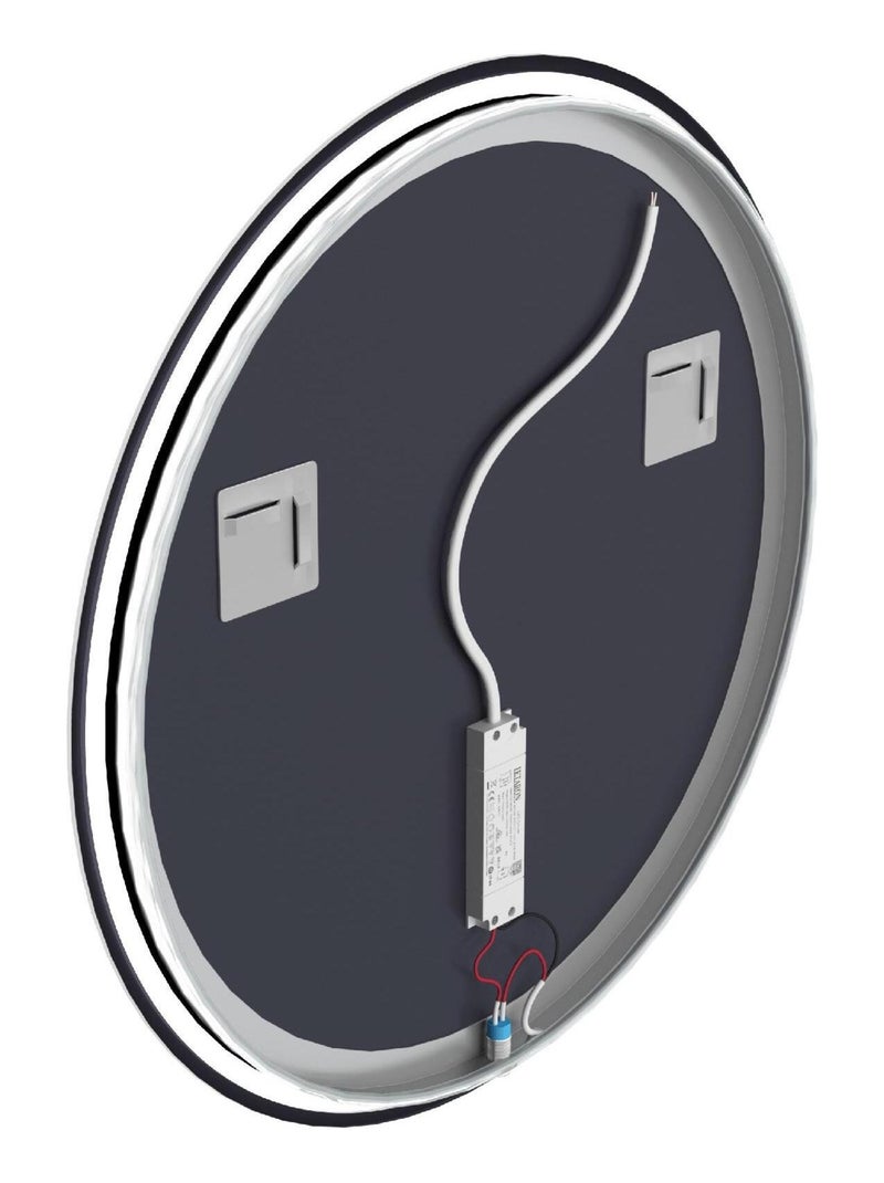 Espejo LED redondo Negro - Kiabi